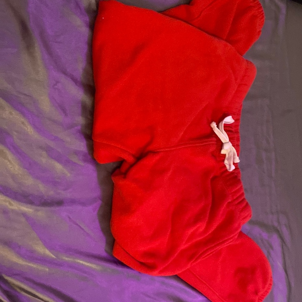 Forever 21 red sweatpants